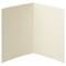JAM Paper A7 Ivory Blank Foldover Cards with Panel